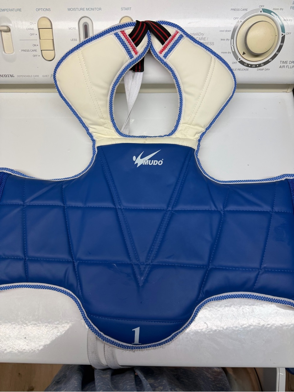 Kids Padded Chest Guard in Blue